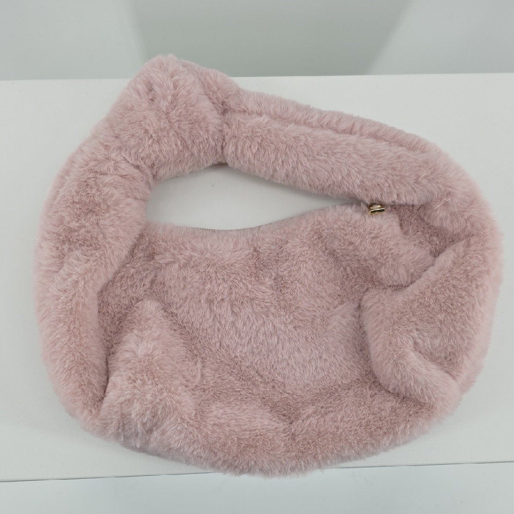 Pink Faux Fur Bag